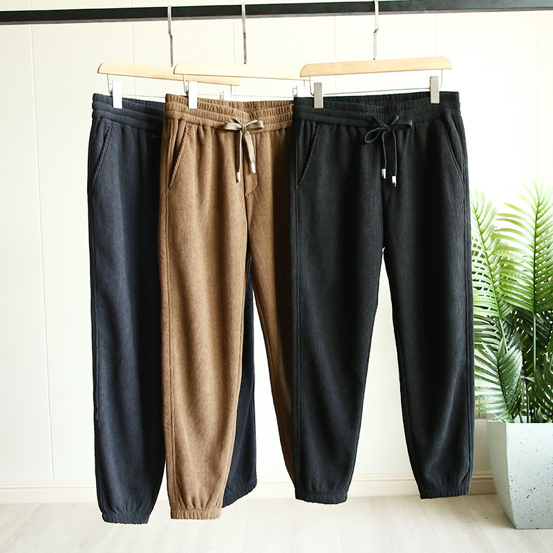 男士外贸加厚百搭休闲裤