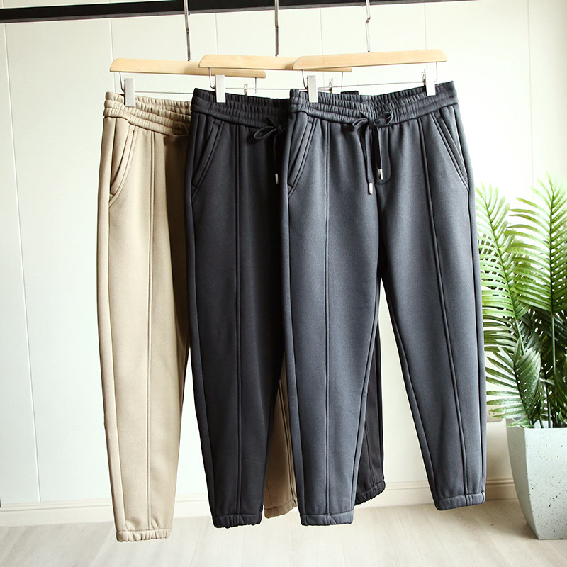 聚热锁温！蜂窝肌理感！秋冬男士外贸加厚奥利绒保暖抗风束脚卫裤,男装,休闲裤,淘宝优惠券,粉丝福利购,淘宝优惠卷