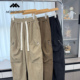 加绒加厚 外贸男装 冬季 真暖和 舒适百搭休闲大口袋阔腿休闲裤 潮