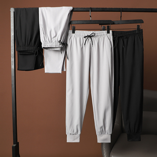 春夏松紧腰速干弹力舒适运动休闲长裤 外贸男装 亲肤丝滑 福利款