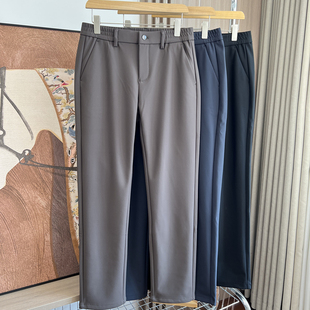 四防科技面料!绵羊毛内里!外贸男装秋冬商务舒适百搭直筒休闲裤