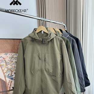 休闲运动透气连帽夹克工装 户外山系 秋季 外贸男装 外套 轻薄防风