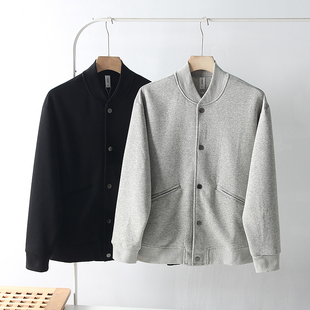 炒值福利!五明治空气层!外贸男装秋冬季休闲软糯棒球领夹克外套