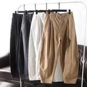 宽松阔腿直筒老爹休闲裤 阿美咔叽风 春季 时尚 复古工装 外贸男装