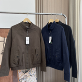 外贸男装 出口牛货 挺括细腻 春夏顺滑舒适百搭立领休闲夹克外套