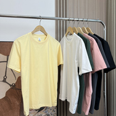 速干防晒凉感 夏季 男士 索罗娜面料 外贸纯色运动休闲短袖 T恤潮