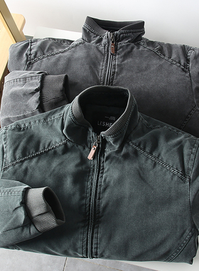 出口单！品质出色！内有绗棉！秋冬男士外贸轻便保暖立领棉衣棉服