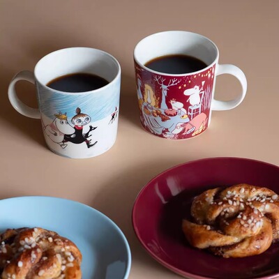 北欧卡通姆明陶瓷马克杯特价