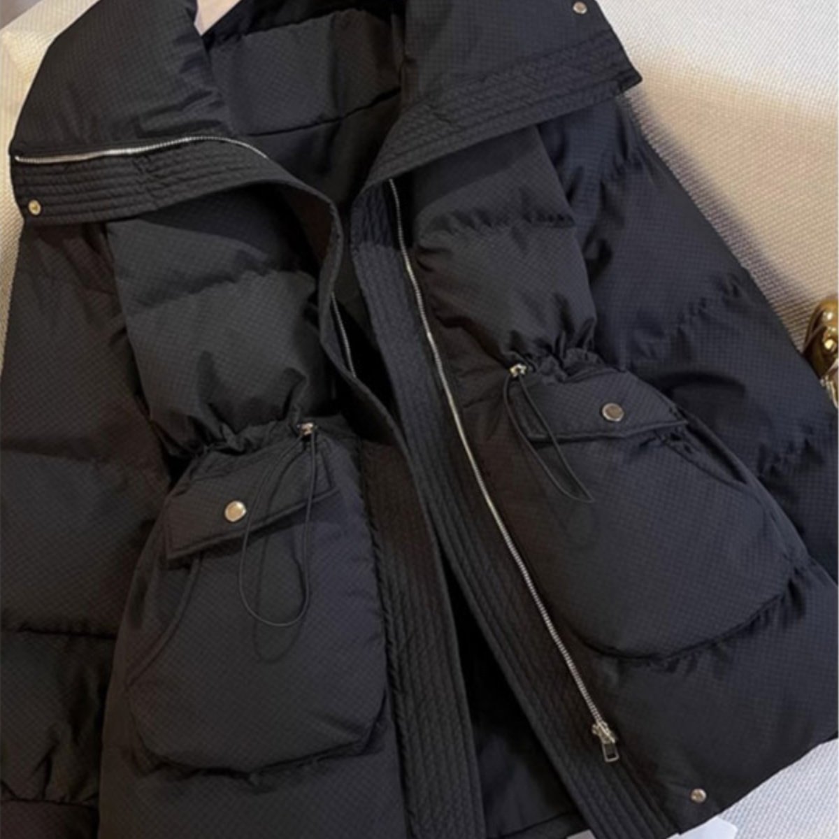 羽绒棉服女秋冬2025新款大码胖mm显瘦中长款加厚棉衣棉袄外套上衣