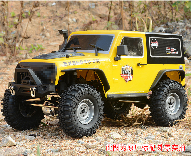 ex86010rgt瑞泰jk版四驱电动遥控攀爬越野汽车仿真rc模型玩具车-