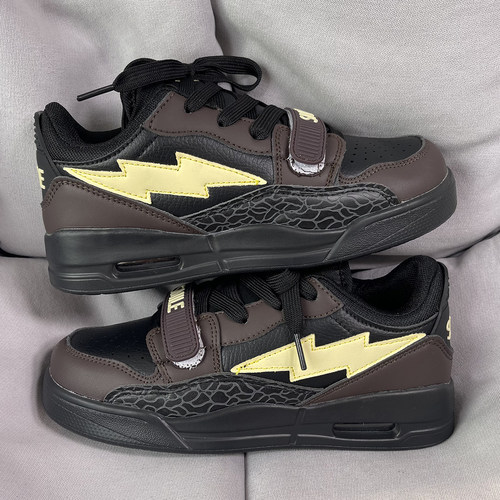 男鞋潮牌复古闪电板鞋休闲运动鞋