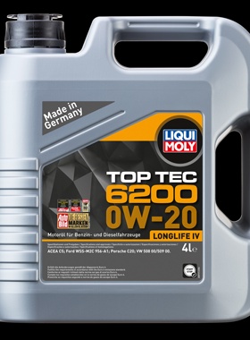 20788 力魔 顶技6200 0W-20 欧规C5 VW 508 00/509 00 4L装