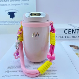 适配manner水杯手提杯绳Mstand杯套多巴胺配色可调节防滑绳手提绳