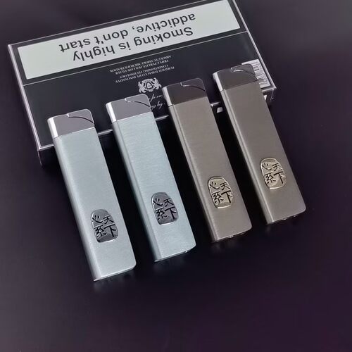原创心系天下手工定制打火机防风绿焰高级轻奢超薄个性送男友礼物 - 封面