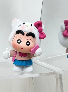 新家的100个快递 | 蜡笔小新打电话摆件桌面客厅装饰玄关可爱家居