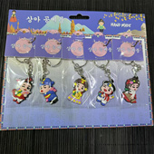 尚雅延边卡通钥匙扣朝鲜族韩服人物挂件长白山珲春旅游纪念品礼品