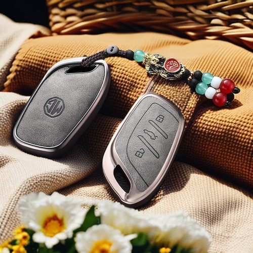 MG名爵ZS钥匙套MG5天蝎座mulan木兰mg6六MG4 EV领航HS壳ES5车包扣