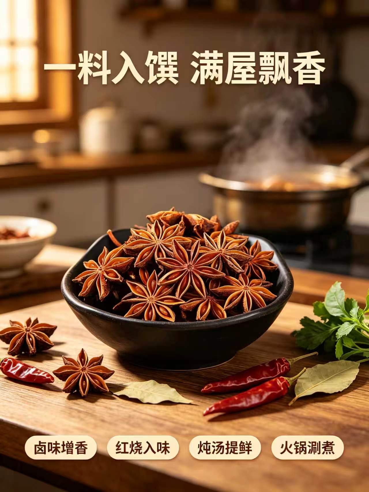新货八角广西散装大料农家种植八角粒八角粉腌制卤煮香料厨房调料