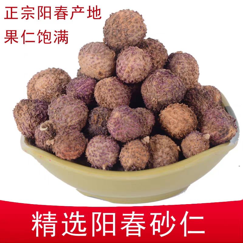 春砂仁 广东阳春砂仁中药材砂仁 广东特产砂仁100克包邮