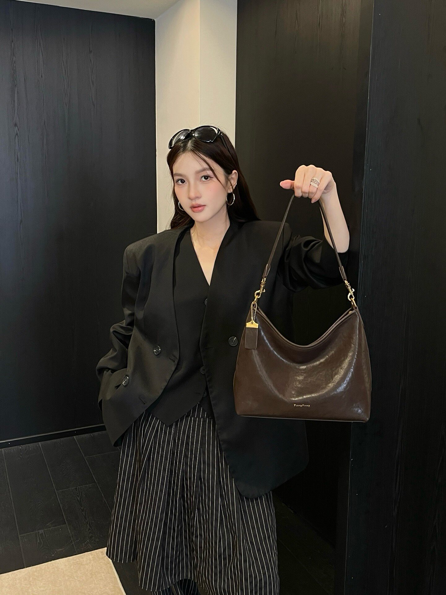 同丰女包油蜡单肩斜挎通勤休闲潮