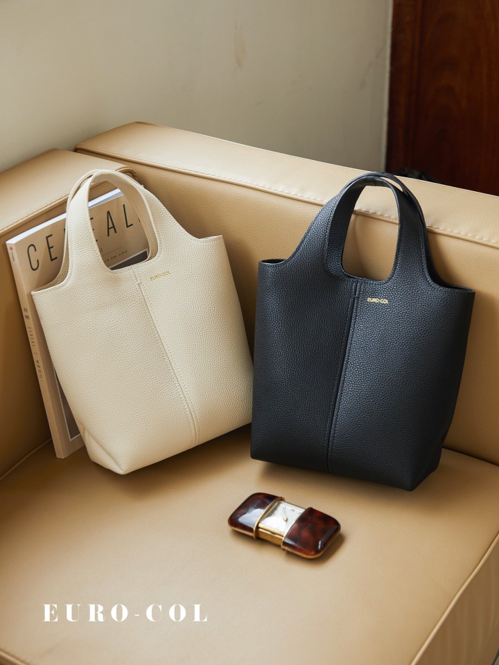 真皮女包欧尚典水桶包菜篮子简约