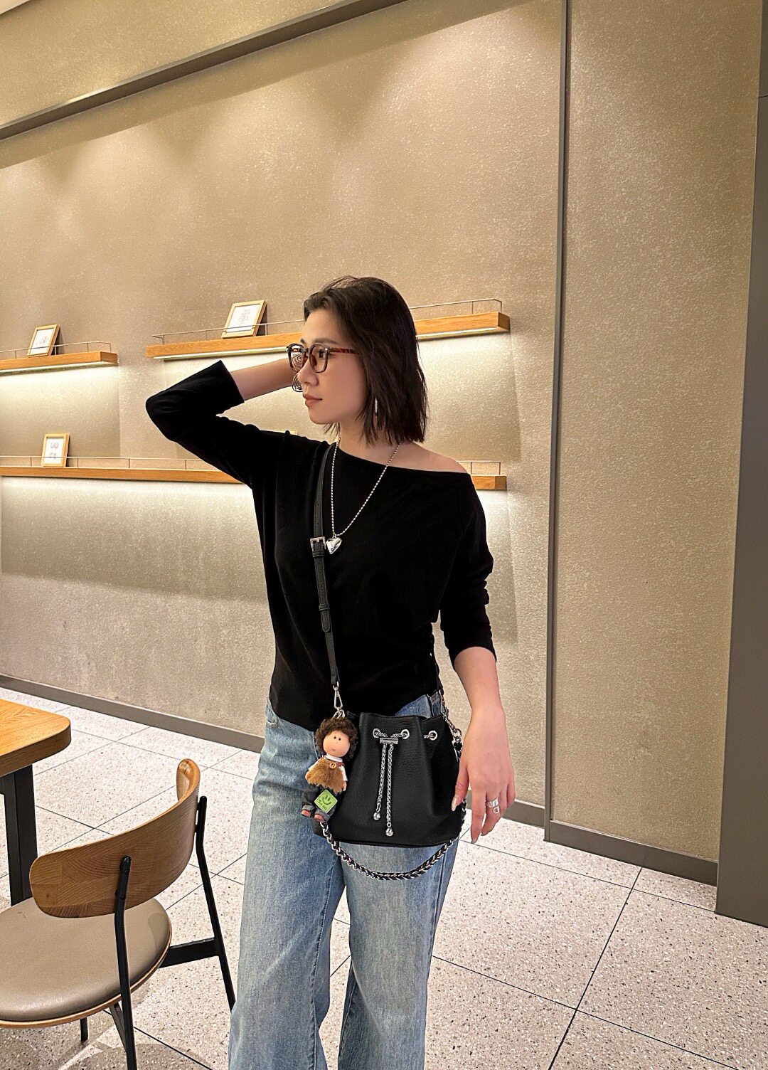 美缇女包小荔枝纹链条单肩斜挎潮