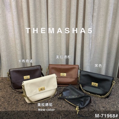 玛莎女包链条单肩斜挎百搭子母潮