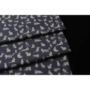 【068010-3】Lib*rty Meow猫100支长纤棉幅宽138cm定制不退换