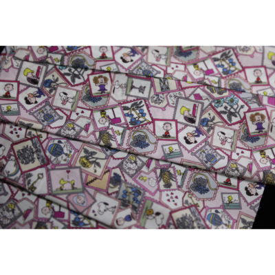 史*比印花100支长纤棉 幅宽138cm【QB068002-1】定制不退换