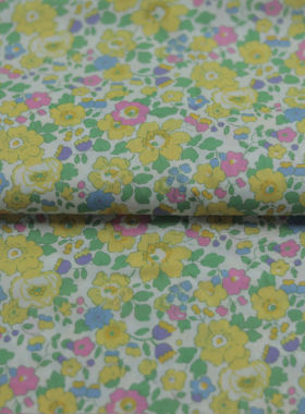 【105174-1】Lib*rty Betsy 80支高密棉布印花diy服装面料