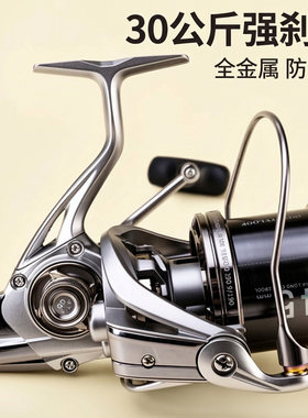海竿远投纺车轮全金属大型号海钓轮12000渔轮10000锚鱼鱼轮大线杯