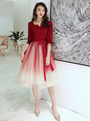 平时可穿结婚回门敬酒服新娘