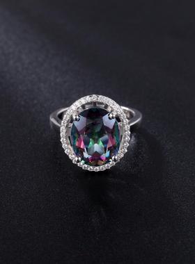 高级感S925银小众时尚欧美复古风vintage气质奢华高颜值纯银戒指