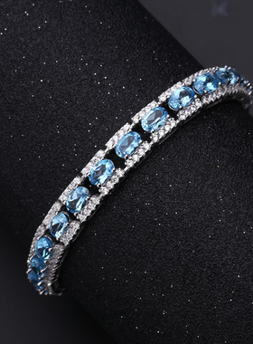 高级感手链托帕石小众复古高颜值