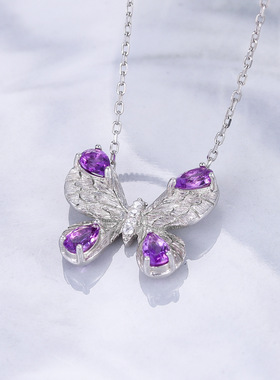 设计师款S925银高颜值复古风vintage小众轻奢高级感纯银项链吊坠