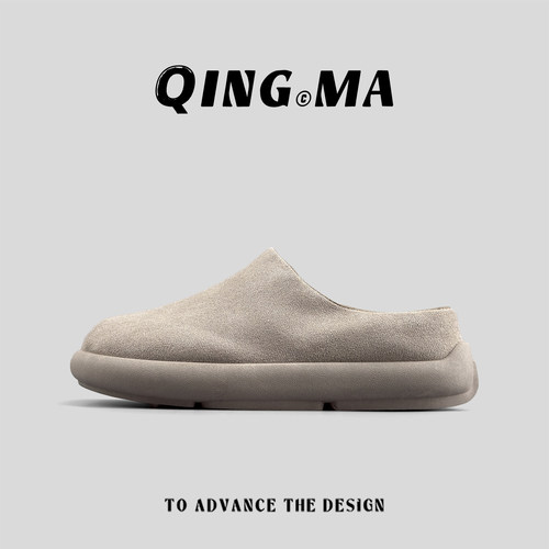 百搭轻便休闲勃肯鞋包头半拖鞋