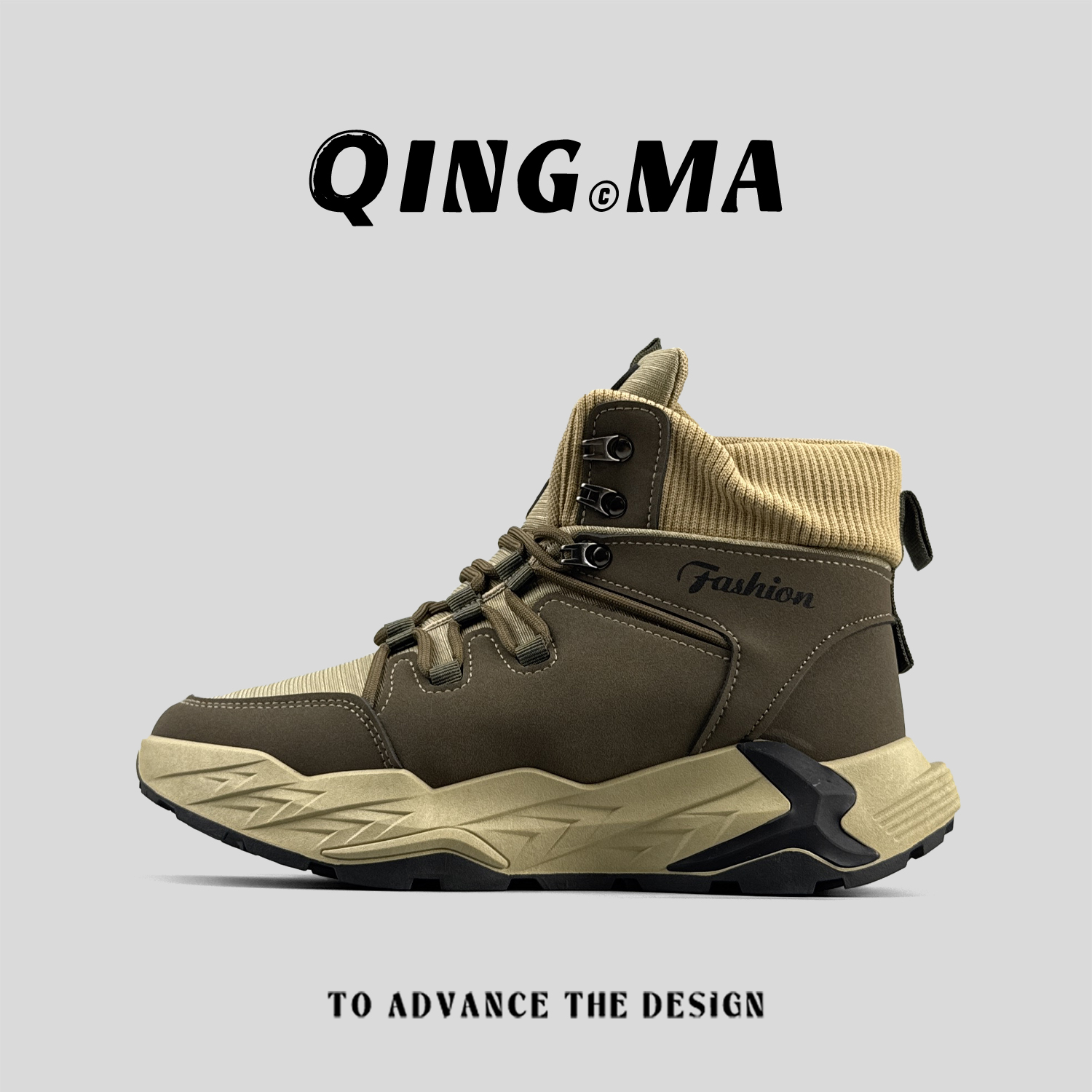 厚底防滑耐磨百搭复古运动潮鞋