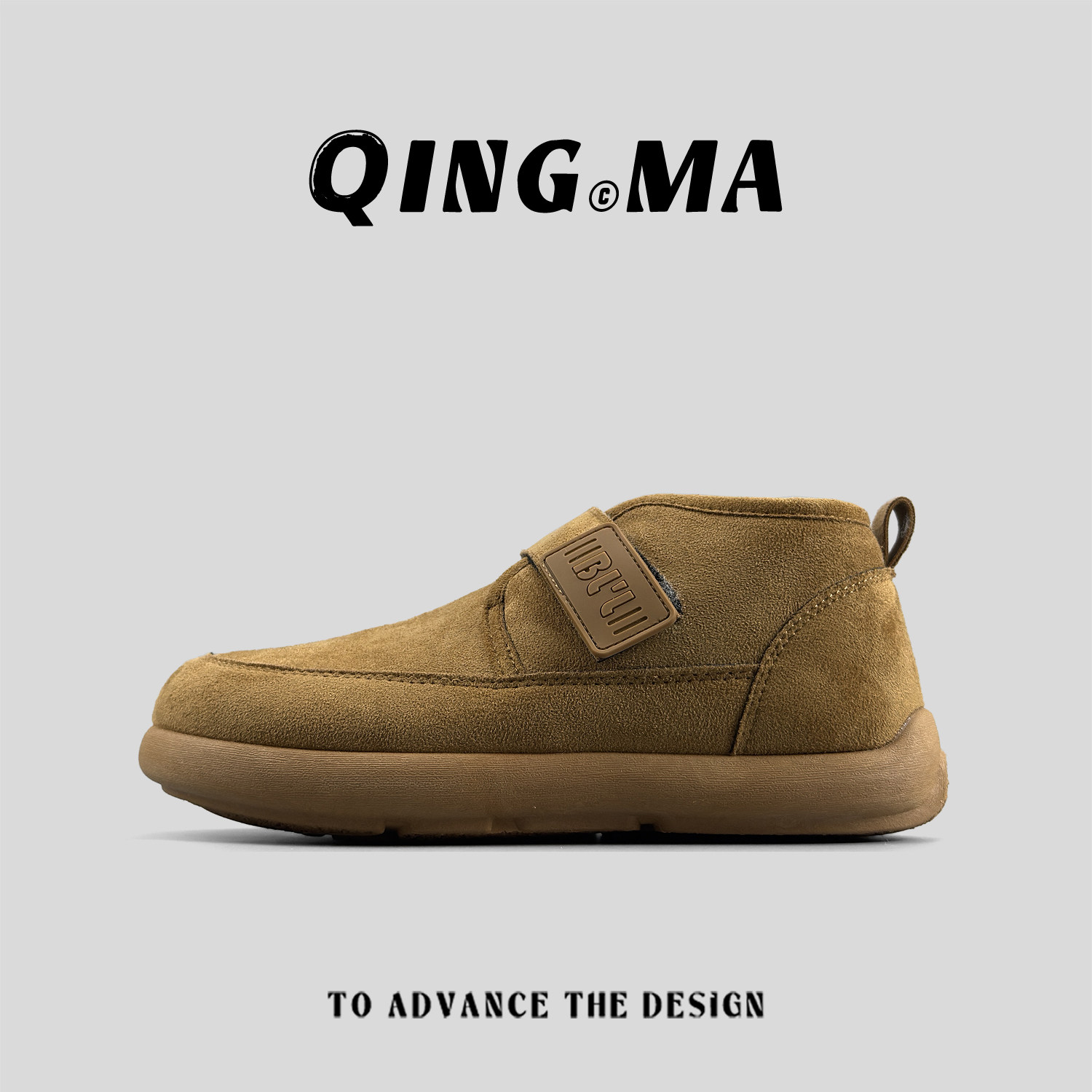 外贸男士冬季雪地靴保暖加绒复古休闲棉鞋魔术贴厚底百搭户外短靴,流行男鞋,时尚雪地靴,淘宝优惠券,粉丝福利购,淘宝优惠卷