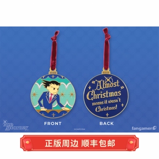正版 运输中 逆转裁判 Almost Christmas 圣诞装饰品 Fangamer