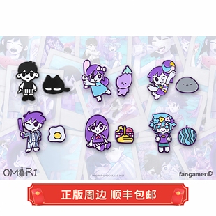 正版 运输 OMORI 各角色 徽章套装 Fangamer周边