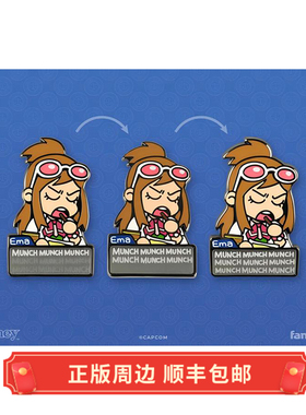 正版 现货 逆转裁判 Snacking Ema 宝月茜 透视镜 徽章 胸针