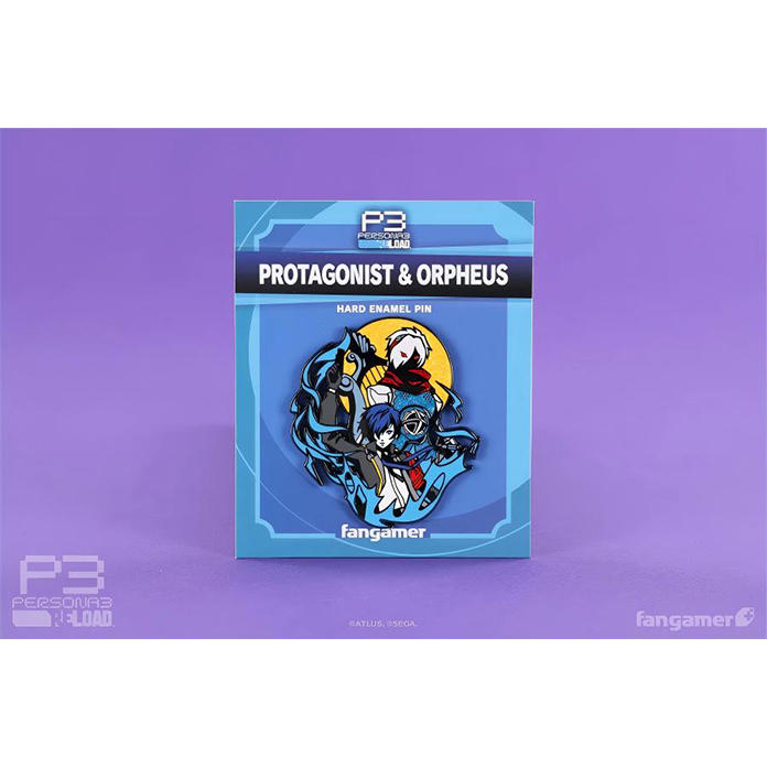 正版 运输中 女神异闻录3 Protagonist和Orpheus 徽章 Fangamer