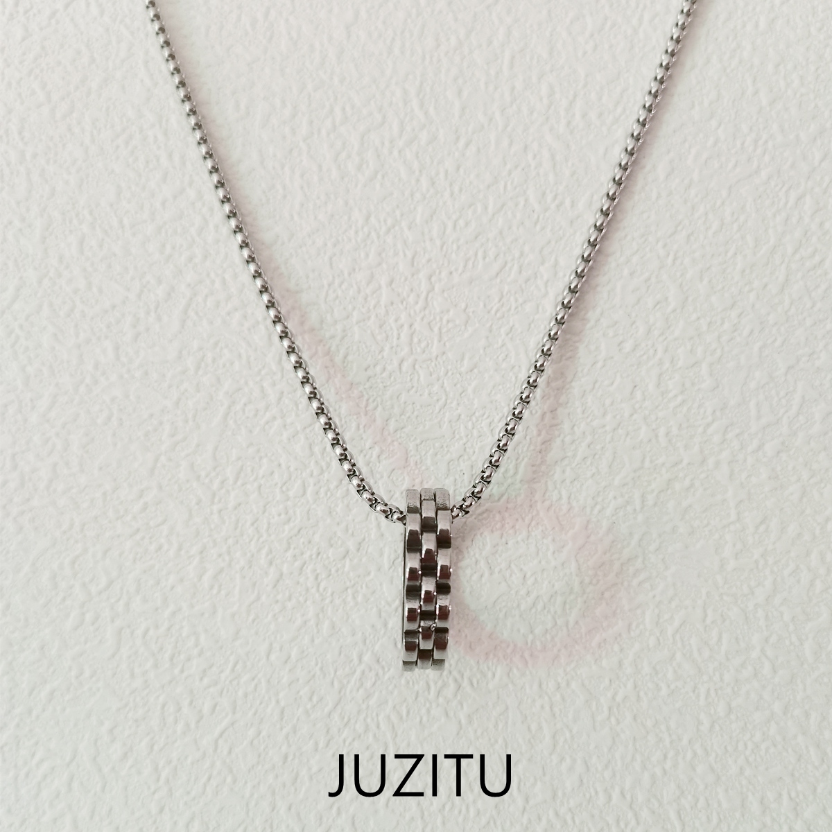 JUZITU原创山恋戒指项链