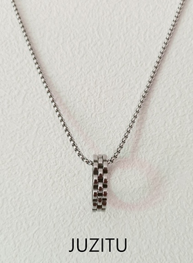 JUZITU原创山恋戒指项链