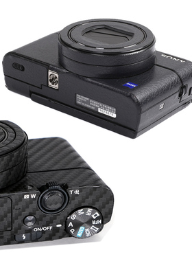 适用索尼黑卡相机RX100 M3 M4 M5A M6 M7机身贴膜改色保护贴纸ZV1