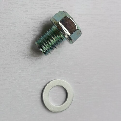 适用HJ125T-10G/10K HJ125T-25/VF125摩托放油螺栓螺丝油底壳螺栓