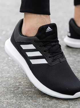 Adidas阿迪达斯男鞋2022秋冬新款休闲运动鞋黑白色跑步鞋FX3581