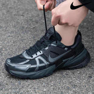 Nike耐克V2K复古运动鞋正品黑武士跑步鞋减震耐磨男鞋户外休闲鞋