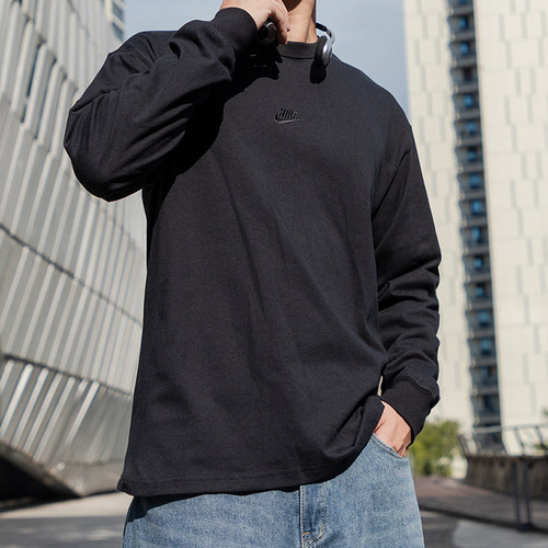 耐克官方正品运动休闲长袖男T恤