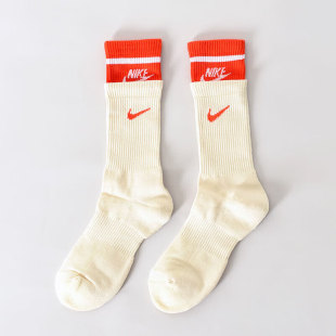 新款 Nike耐克襪子拼接長筒襪2025春季 運動襪男女厚底訓(xùn)練襪針織襪